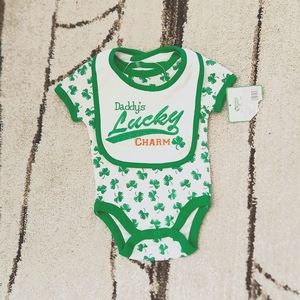 NWT - Baby Onesie and Bib